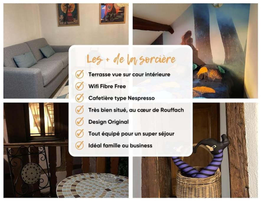 La Sorciere In A Typical Alsatian House Apartment Rouffach Luaran gambar