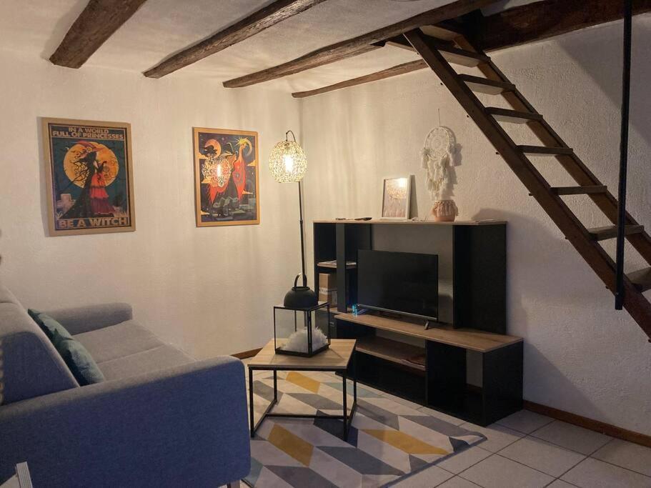 La Sorciere In A Typical Alsatian House Apartment Rouffach Luaran gambar