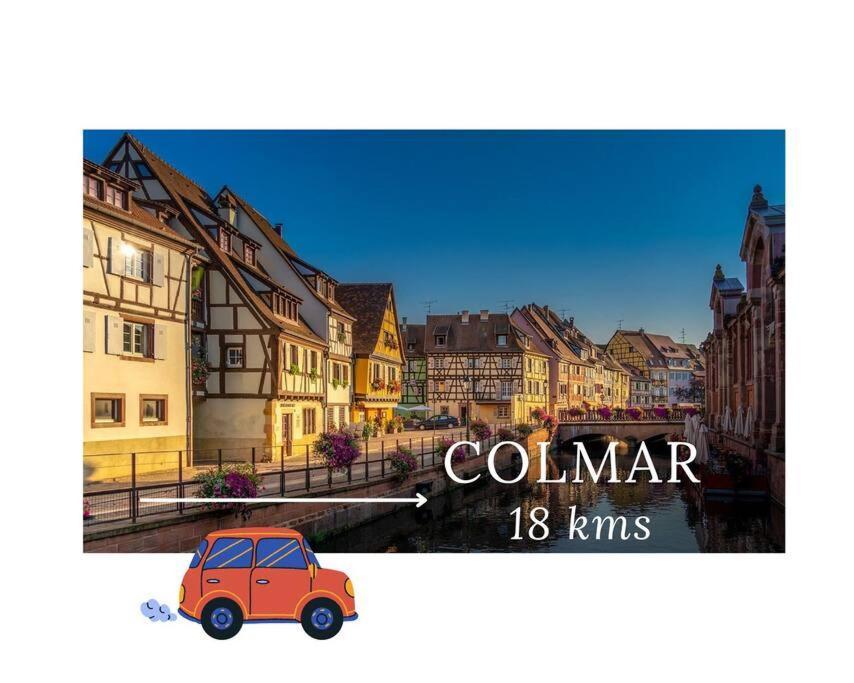 La Sorciere In A Typical Alsatian House Apartment Rouffach Luaran gambar
