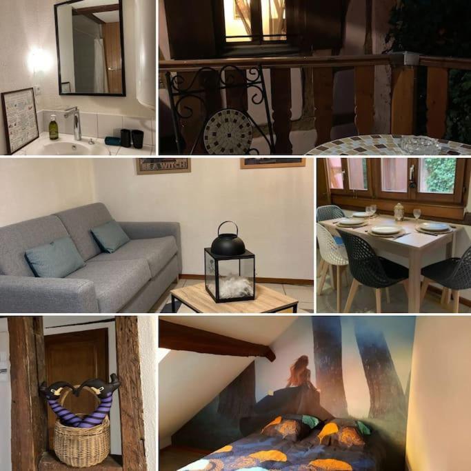 La Sorciere In A Typical Alsatian House Apartment Rouffach Luaran gambar